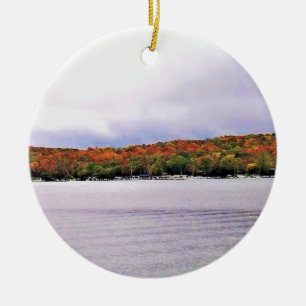 Lake Geneva, Wisconsin Ceramic Ornament