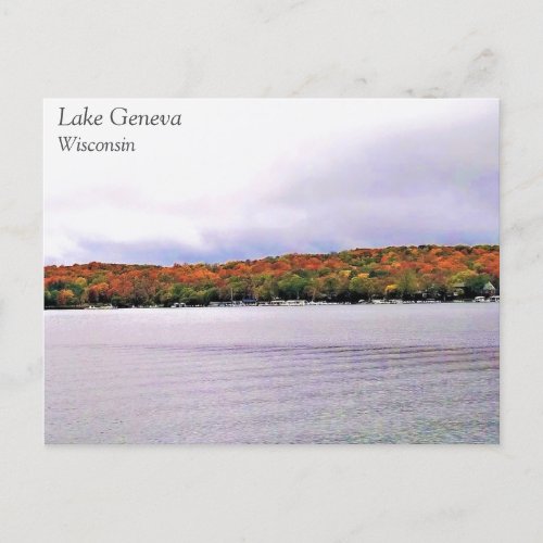 Lake Geneva Wisconsin Postcard