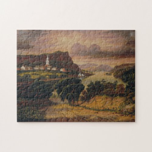 Lake George and the Village of Caldwell Jigsaw Puzzle