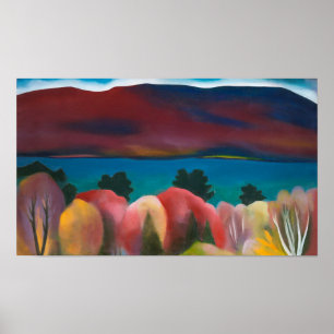 Lake George, Autumn   Georgia O'Keeffe   Poster