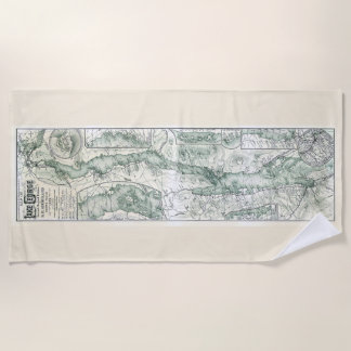 Lake George Beach Towel – Stoddard Map Edition