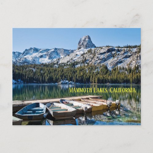 Lake George Mammoth Lakes California Postcard