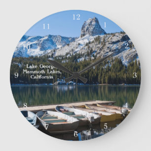 Lake George Mammoth Large Clock
