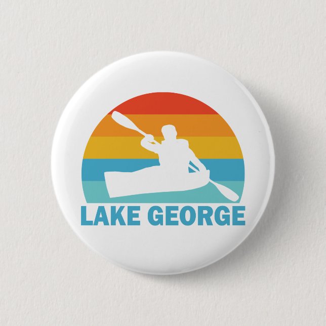Lake George New York Kayak Button (Front)
