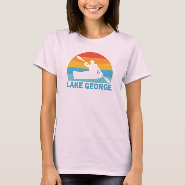 Lake George New York Kayak T-Shirt (Front)