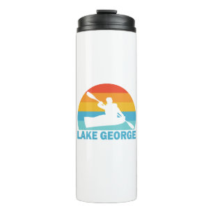 Lake George New York Kayak Thermal Tumbler