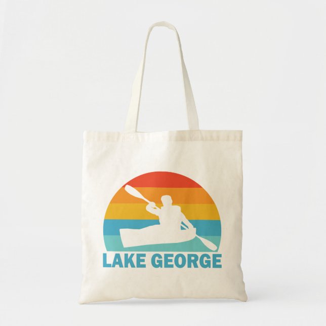 Lake George New York Kayak Tote Bag (Front)