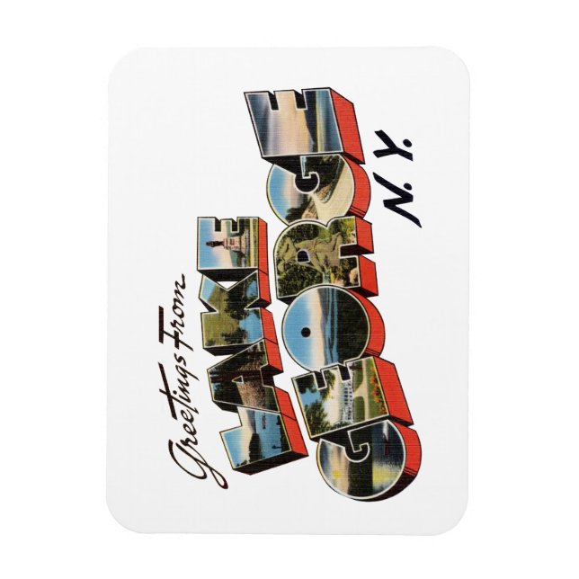 Lake George New York Magnet (Vertical)