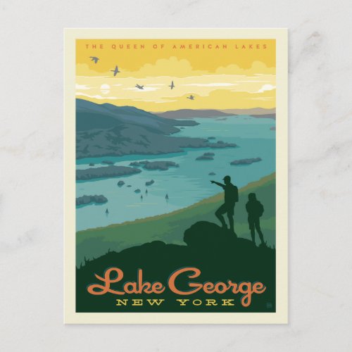 Lake George New York Postcard