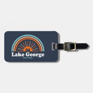 Lake George, New York Rainbow Luggage Tag