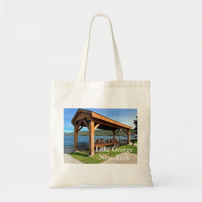 Lake George New York Tote Bag (Front)