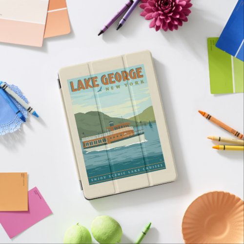 Lake George New York  Vintage Boat iPad Air Cover