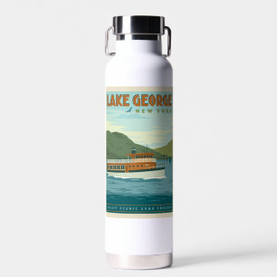 Lake George, New York   Vintage Boat Water Bottle