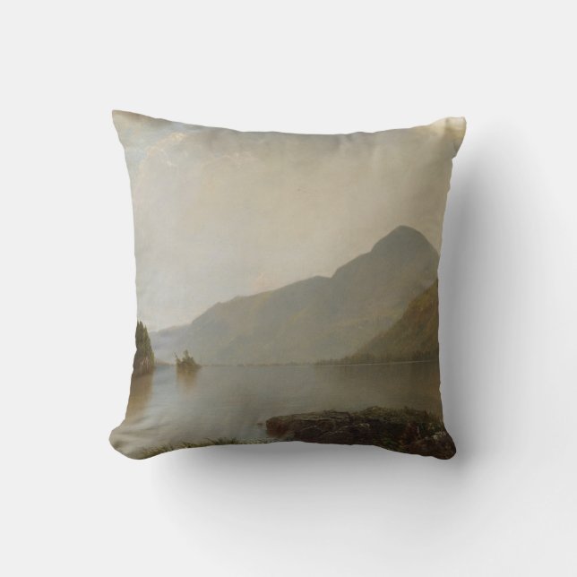 Lake George Throw Pillow (Front)