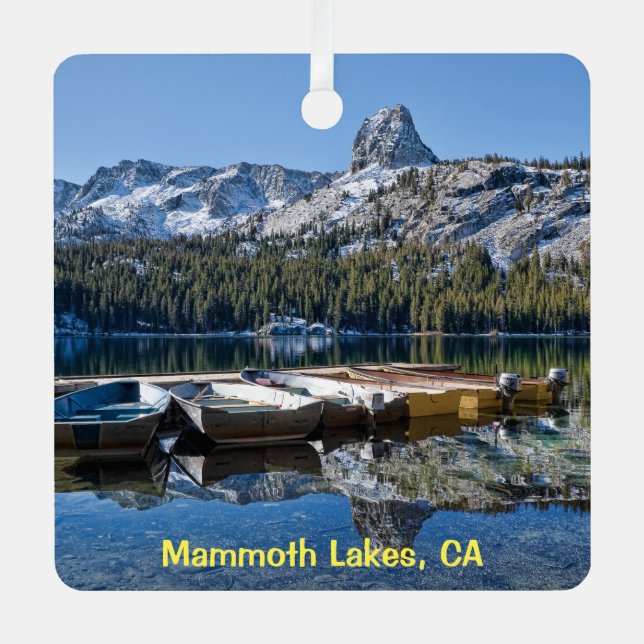 Lake George & Twin Lakes, Metal Ornament (Front)