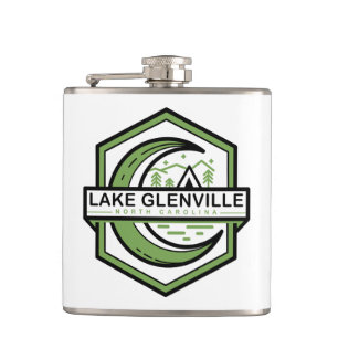 LAKE GLENVILLE moon hexa Flask