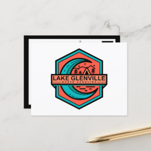 LAKE GLENVILLE moon hexa  Postcard