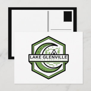 LAKE GLENVILLE moon hexa  Postcard