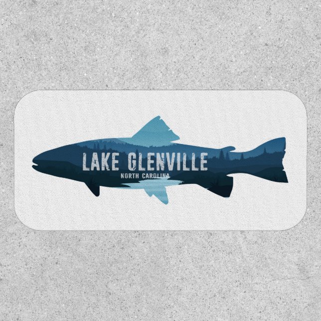 Lake Glenville North Carolina Fish Patch (Front)