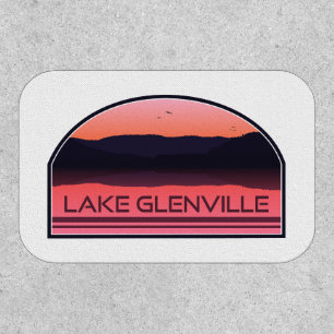 Lake Glenville North Carolina Red Sunrise Patch
