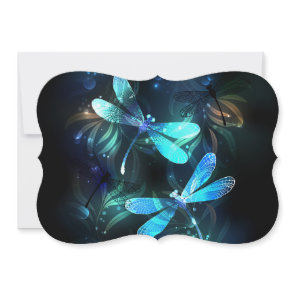 Lake Glowing Dragonflies