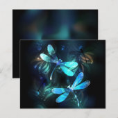 Lake Glowing Dragonflies (Front/Back)
