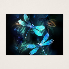 Lake Glowing Dragonflies