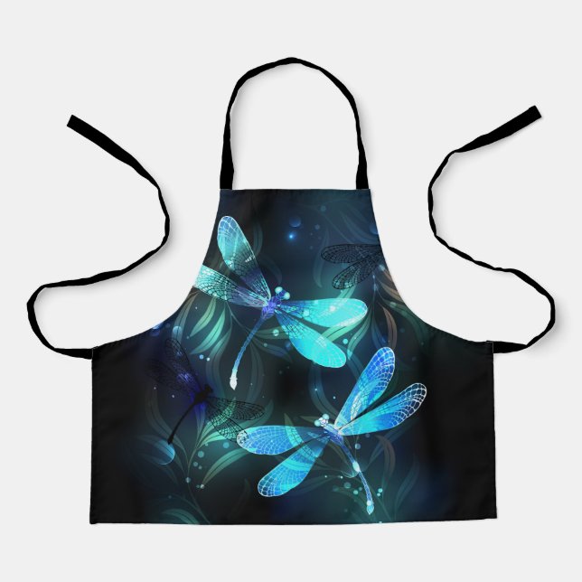 Lake Glowing Dragonflies Apron (Front)
