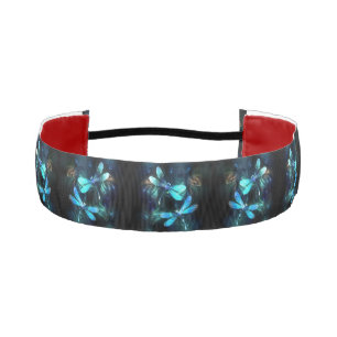 Lake Glowing Dragonflies Athletic Headband