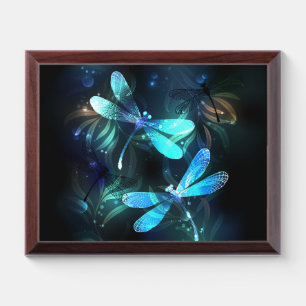 Lake Glowing Dragonflies Award Plaque