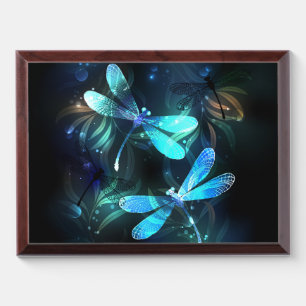 Lake Glowing Dragonflies Award Plaque