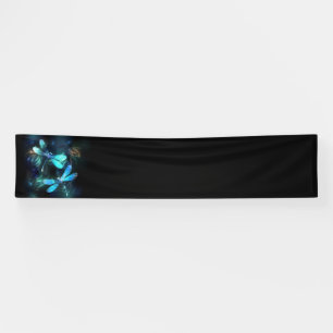 Lake Glowing Dragonflies Banner