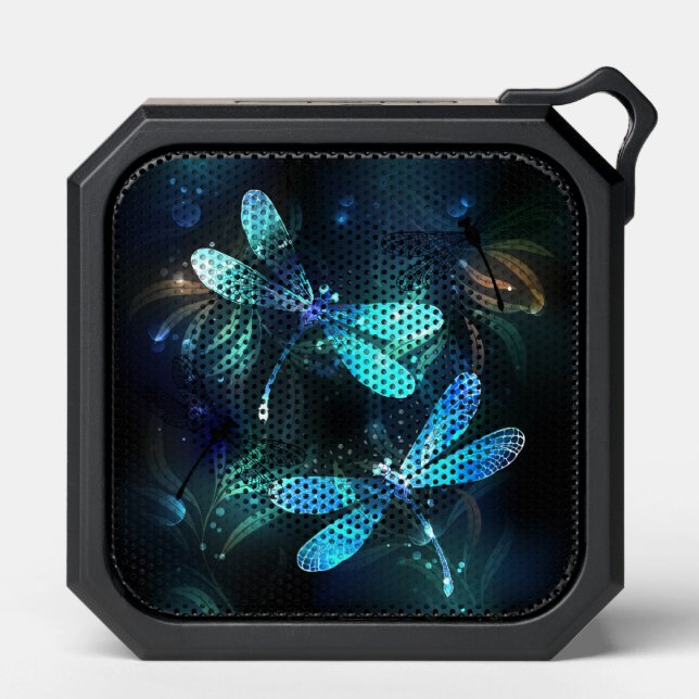 Lake Glowing Dragonflies Bluetooth Speaker (Front)