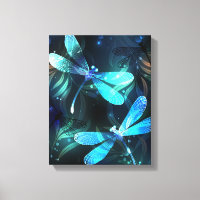 Lake Glowing Dragonflies