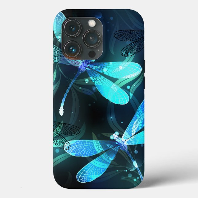 Lake Glowing Dragonflies Case-Mate iPhone Case (Back)