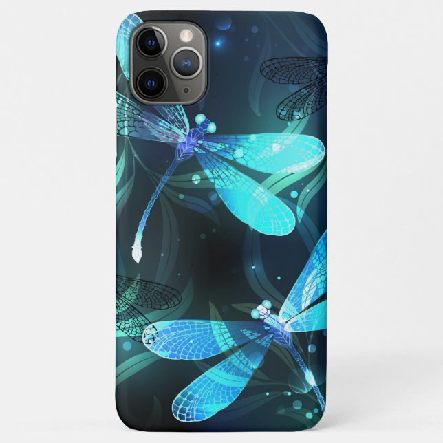 Lake Glowing Dragonflies Case-Mate iPhone Case (Back)