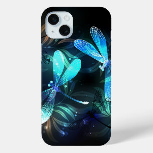 Lake Glowing Dragonflies iPhone 15 Plus Case