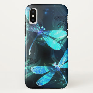 Lake Glowing Dragonflies iPhone X Case
