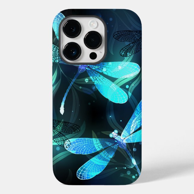 Lake Glowing Dragonflies Case-Mate iPhone Case (Back)