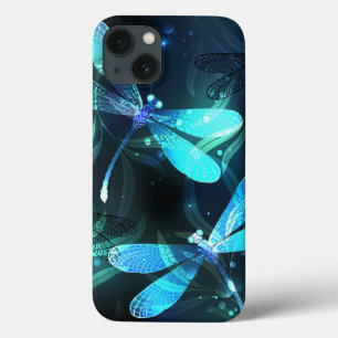 Lake Glowing Dragonflies iPhone 13 Case