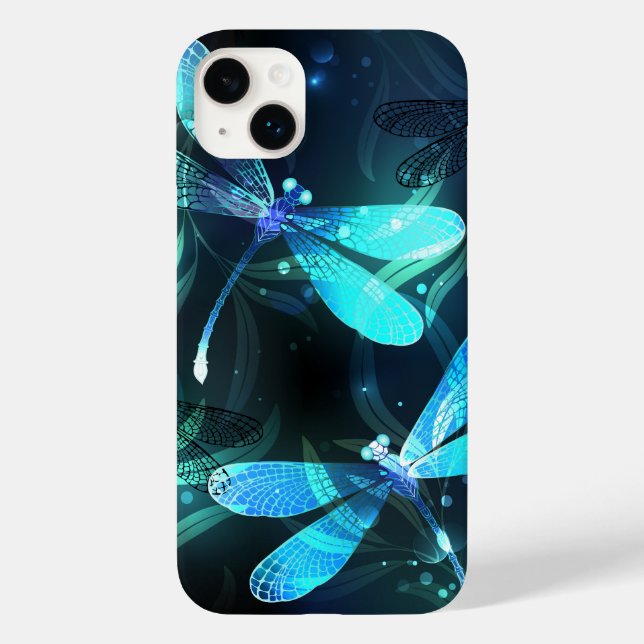 Lake Glowing Dragonflies Case-Mate iPhone Case (Back)