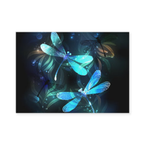 Lake Glowing Dragonflies Discount Card