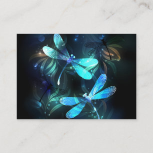 Lake Glowing Dragonflies Discount Card