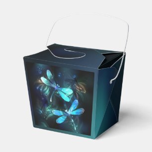 Lake Glowing Dragonflies Favor Boxes