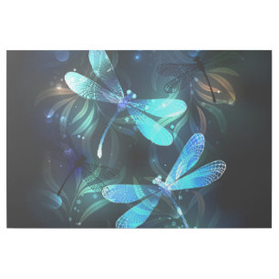 Lake Glowing Dragonflies Gallery Wrap