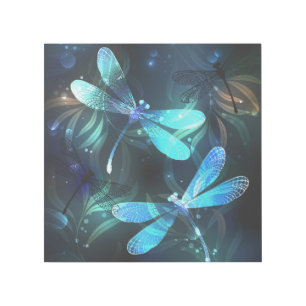 Lake Glowing Dragonflies Gallery Wrap