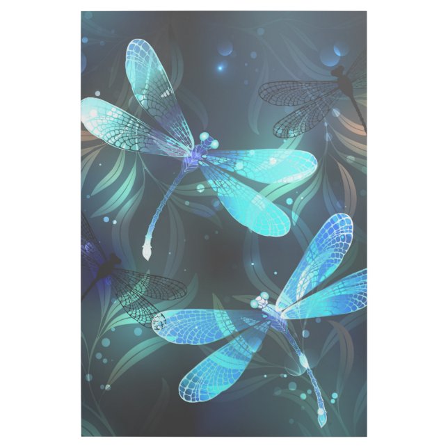 Lake Glowing Dragonflies Gallery Wrap (Front)