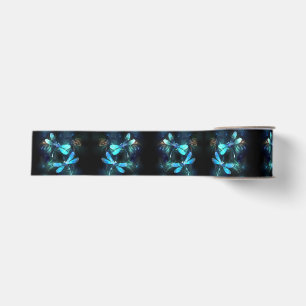 Lake Glowing Dragonflies Grosgrain Ribbon