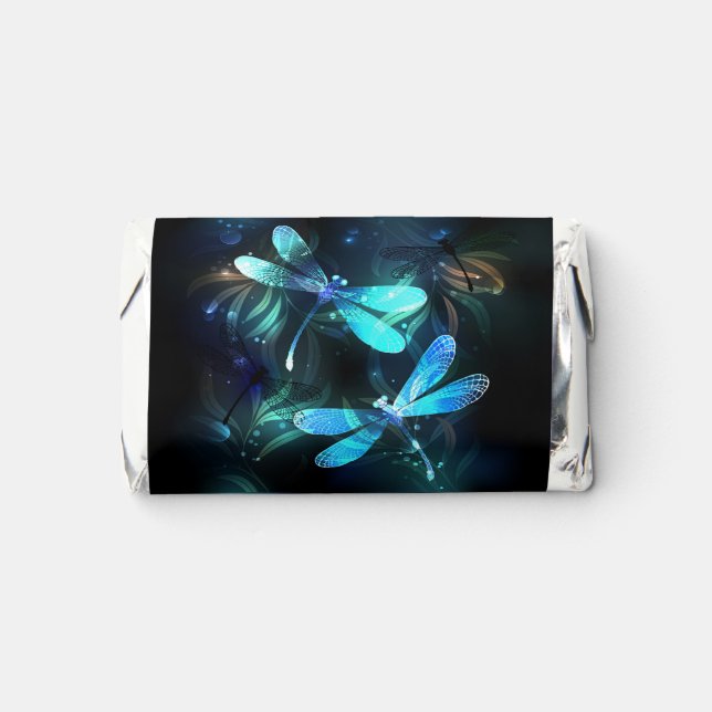 Lake Glowing Dragonflies Hershey's Miniatures (Front)