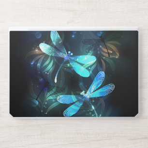 Lake Glowing Dragonflies HP Laptop Skin